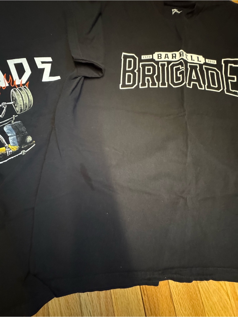 RARE 27 Lifting shirts Barbell Brigade MFLH Doughnuts Deadlifts Barbell Cartel - Picture 9 of 9
